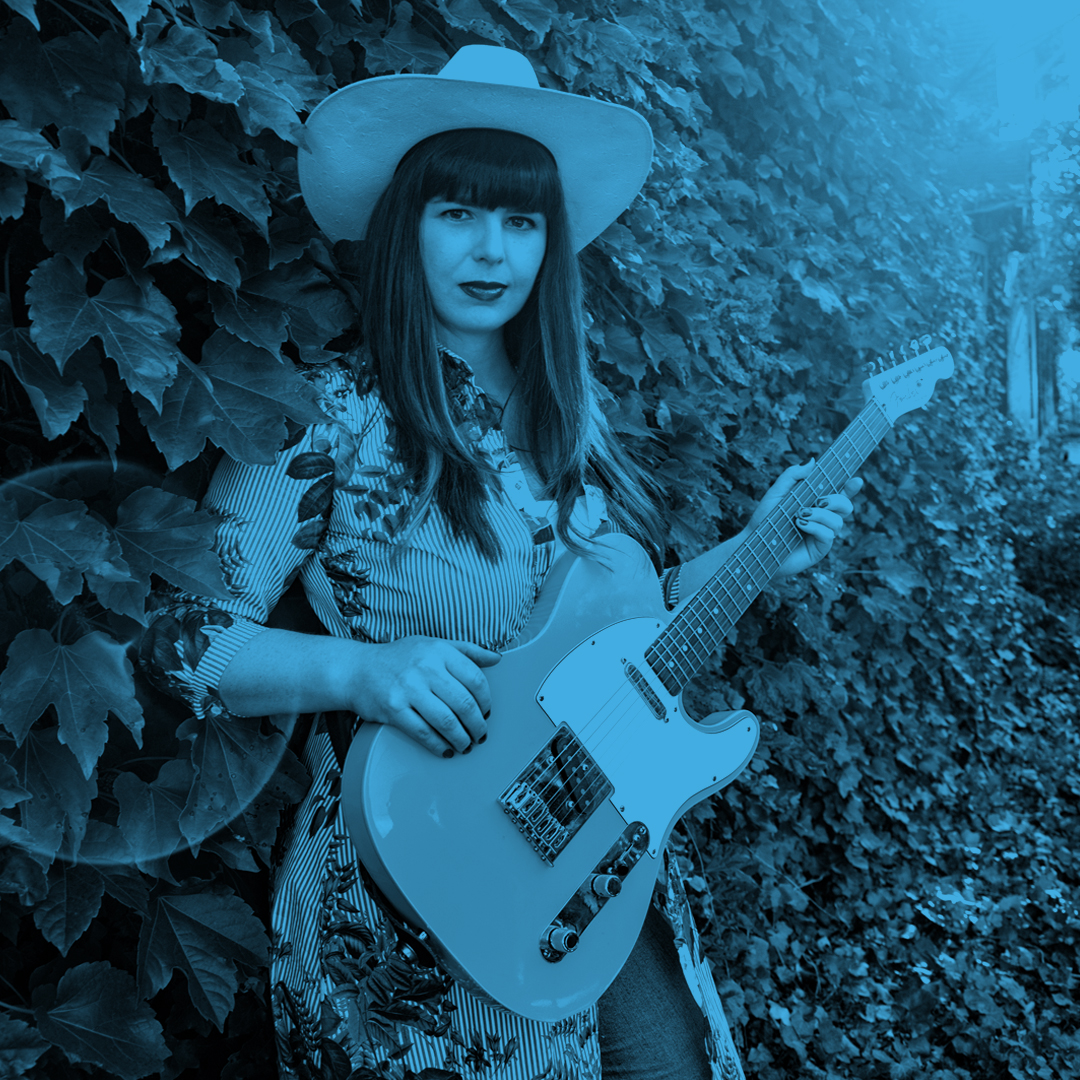 Beth Bombara performs at Blue Sky Brunch on Oct. 25, 2020, outside The Grandel.