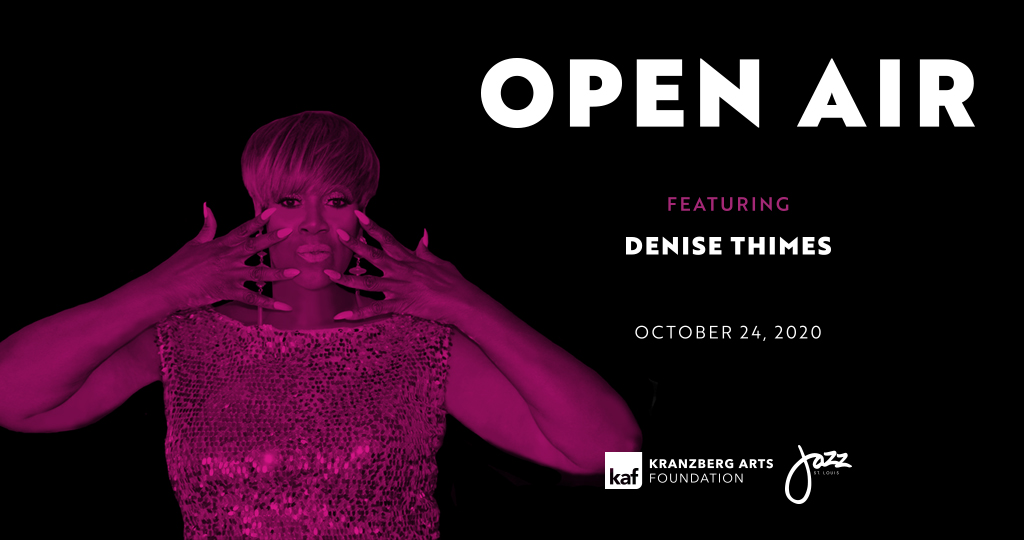 Denise Thimes performs during Open Air outside The Grandel on Oct. 24, 2020